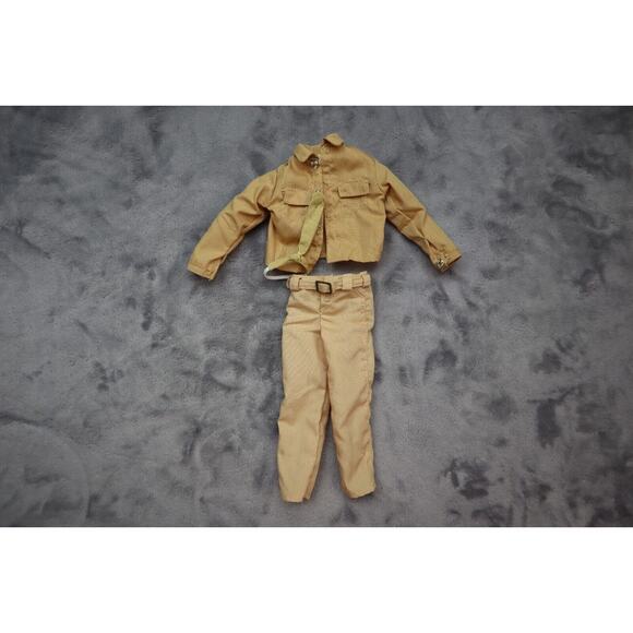 Vintage 1996 Hasbro GI Joe Boy Doll Action Figure Outfit Jointed Beige Outfit - Picture 7 of 16